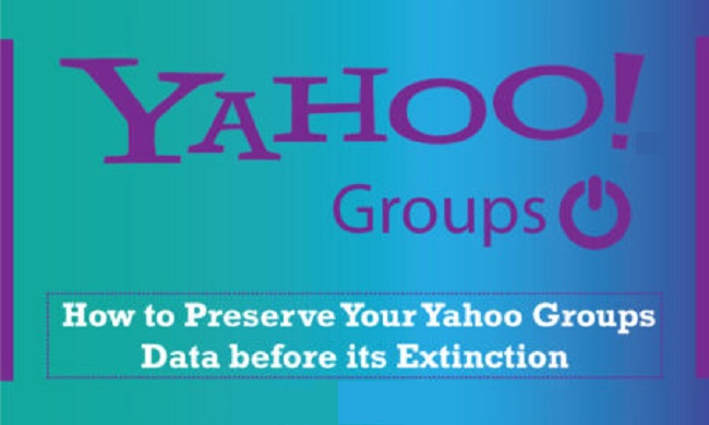 What is Yahoo groups data, how to download it?